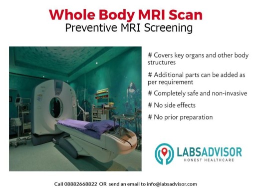 Full Body MRI Scan Cost in Delhi